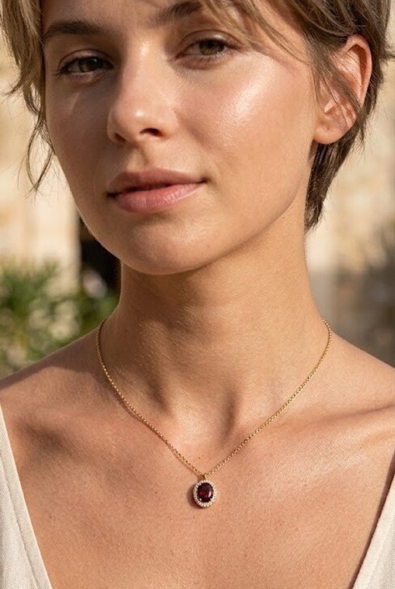Collier Pendentif Halo