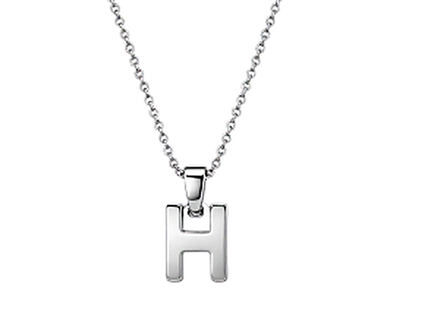 Collier Pendentif Lettre H