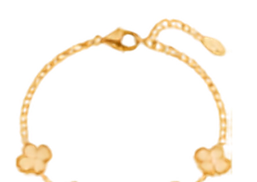 Bracelet Fleurs Dorées