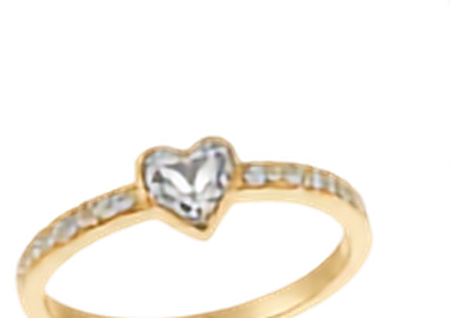 Bague Cœur Zirconium