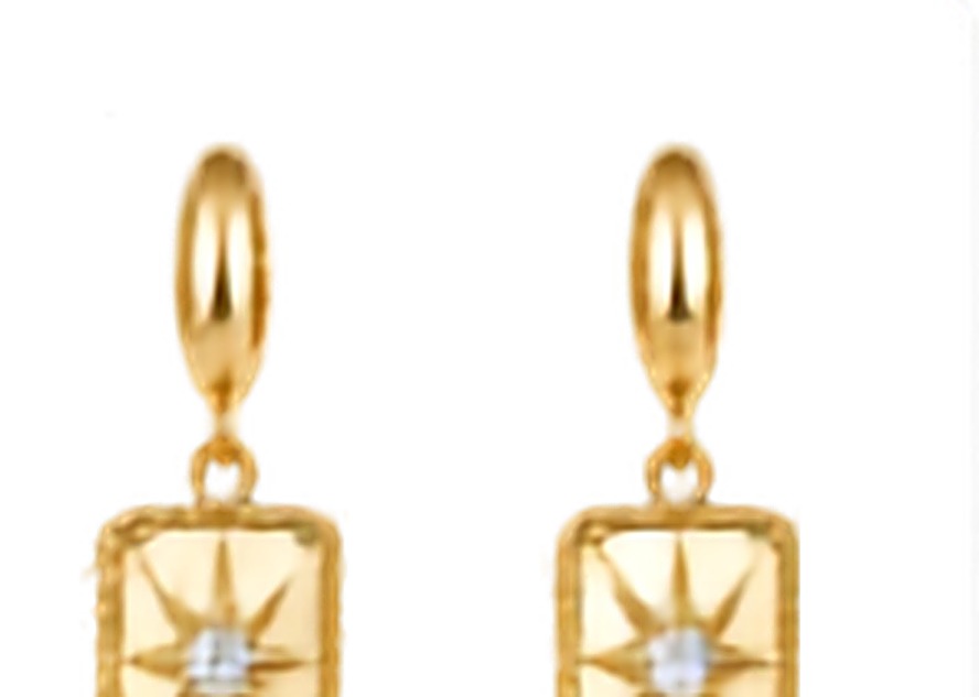 Boucles d'Oreilles Étoile Dorée